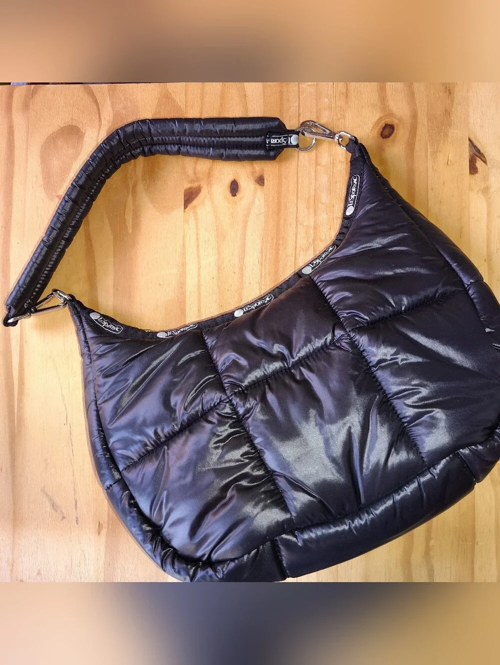 LeSportsac Black Quilted Shoulder Bag